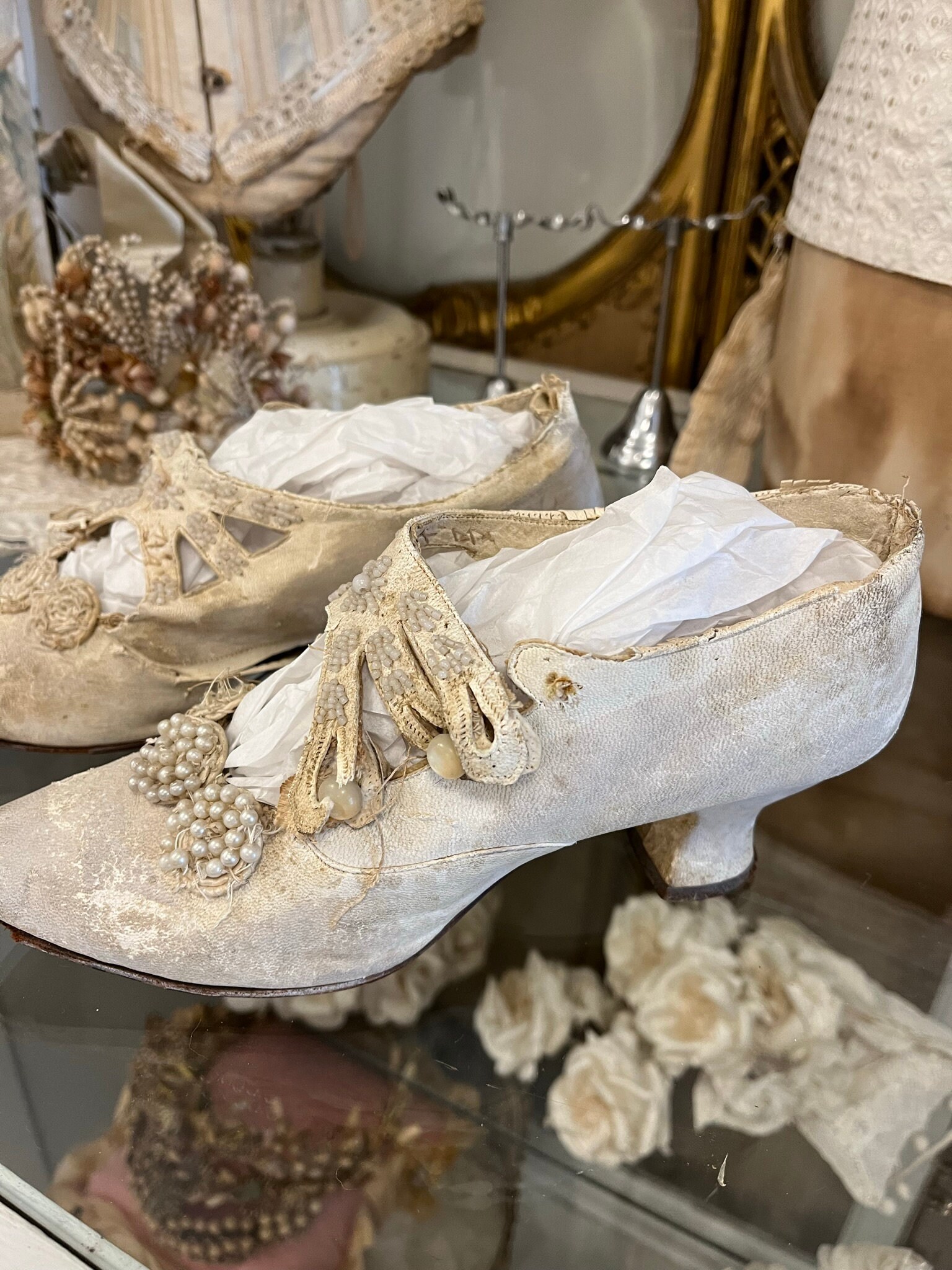 Victorian wedding hotsell shoes