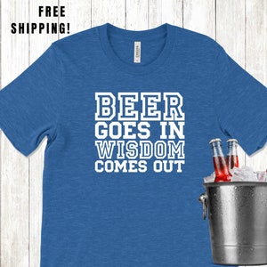 Cheers To Wisdom - Unique Beer-Themed Tee!