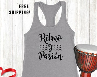 Dance Tank Top "Ritmo y Pasion" - Express Your Passion with Our Dance Tank Top