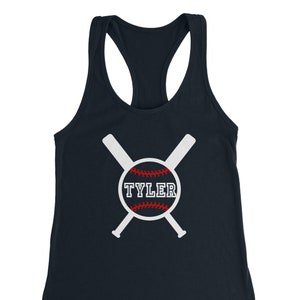 Personalized Baseball Mom Tank Top, Baseball Mom Tank Top, Baseball Mom Custom Tank, Baseball Shirt, Baseball Tank Top