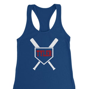 Personalized Baseball Mom Shirt, Baseball Mom Tank Top, Baseball Mom Custom Tank, Baseball Shirt, Baseball Tank Top