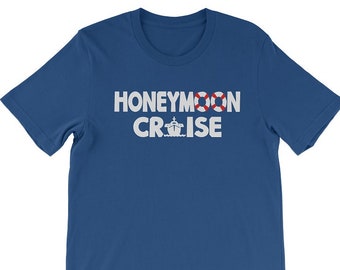 Honeymoon Cruise shirt, Groom Cruise Shirt, Hubby Cruise Shirt, Bride Cruise Shirt, Husband Cruise TShirt, Couple Cruise Shirts