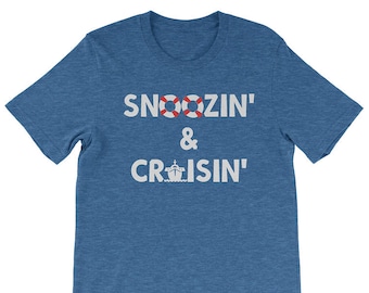 Funny Cruise Shirt, Boozing and Cruising T-shirt, Custom Cruise Shirt, Custom Cruise T Shirt, Vacation Shirt, Sleep Cruise Shirt