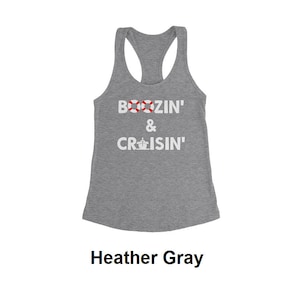 Boozing and Cruising Tank, Boozin and Cruisin Tank Top, Custom Cruise Shirt, Custom Cruise Tank Top, Vacation Tank, Booze Cruise Shirt image 4