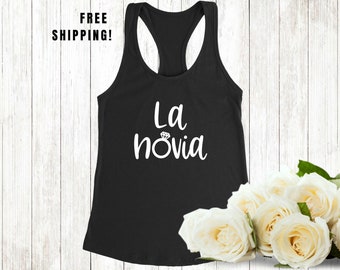 La Novia - Exclusive Spanish Bridal Tank Top for the Celebrated Bride-to-Be
