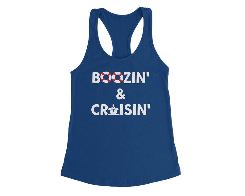 Boozing and Cruising Tank, Boozin and Cruisin Tank Top, Custom Cruise Shirt, Custom Cruise Tank Top, Vacation Tank, Booze Cruise Shirt image 1