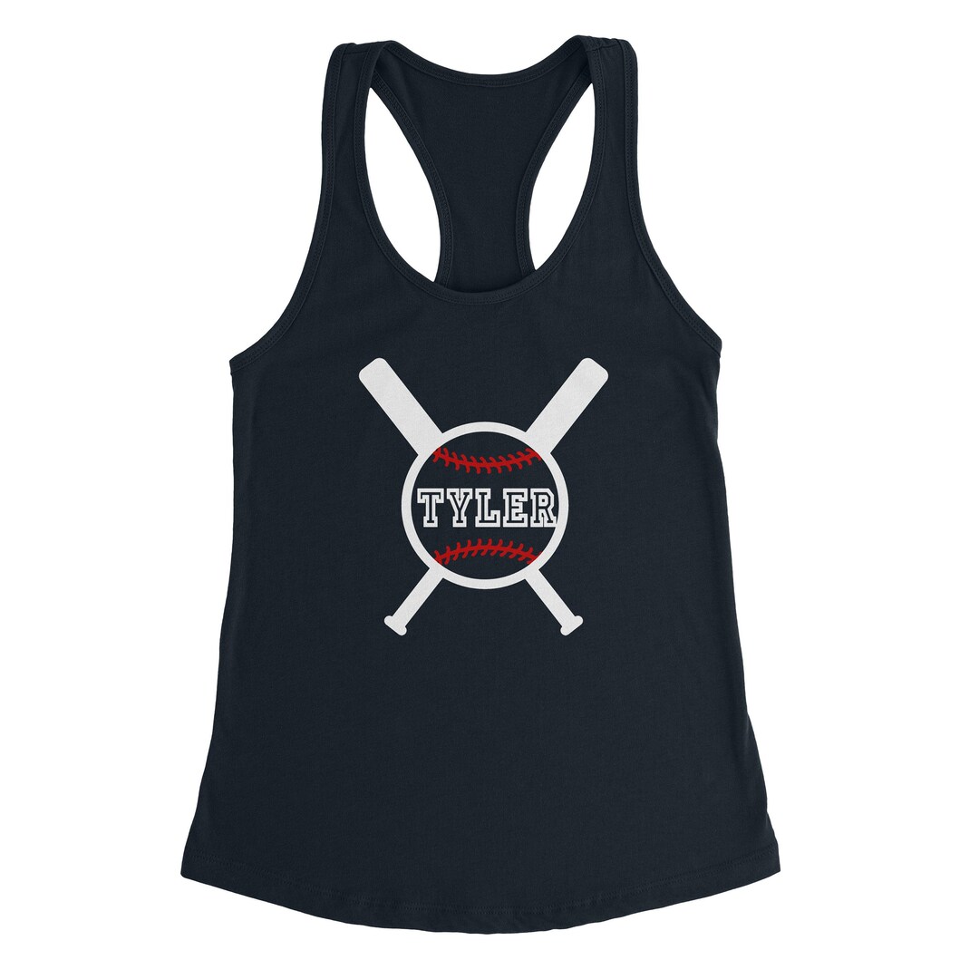 Personalized Baseball Mom Tank Top Baseball Mom Tank Top Etsy