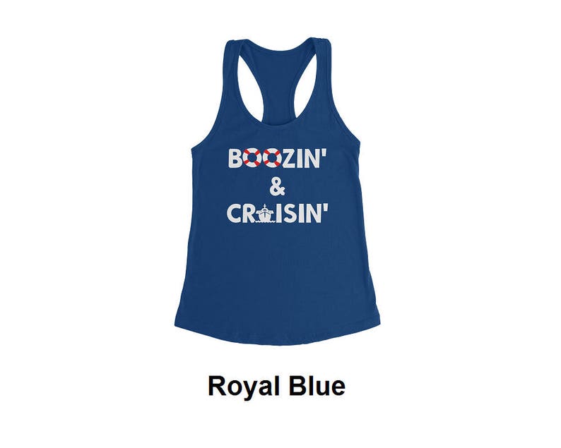 Boozing and Cruising Tank, Boozin and Cruisin Tank Top, Custom Cruise Shirt, Custom Cruise Tank Top, Vacation Tank, Booze Cruise Shirt image 2