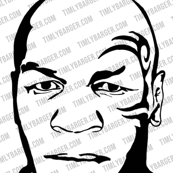 Mike Tyson Digital Download PNG & SVG
