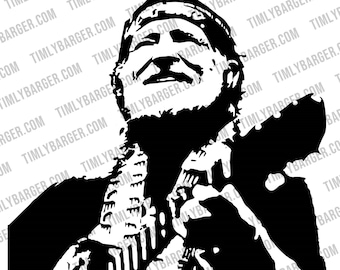 Willie Nelson Digital Download PNG & SVG