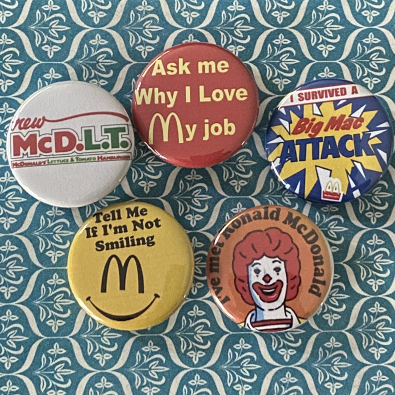 McDonalds Replica Button or Magnet 5-Pack 2 image 2