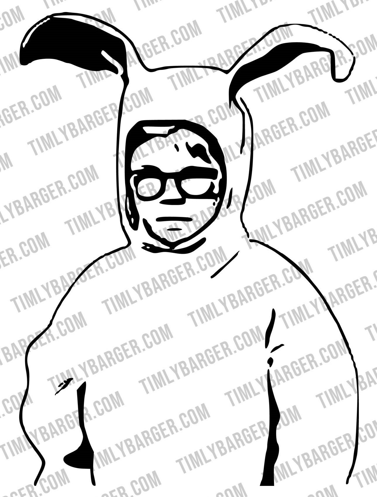 A Christmas Story Bunny Suit
