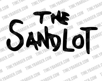 The Sandlot Logo Text Digital Download PNG and SVG