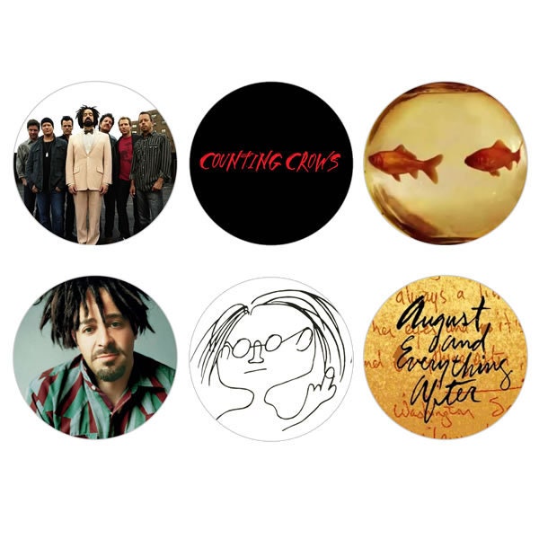 Counting Crows Button (or Magnet) 6-Pack