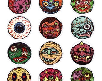 Mad Balls Button (or Magnet) 12-Pack