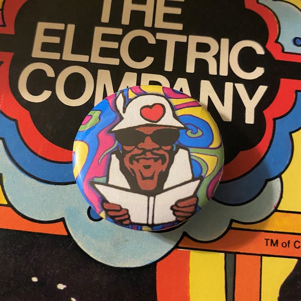 Easy Reader Electric Company Button (or Magnet) Morgan Freeman
