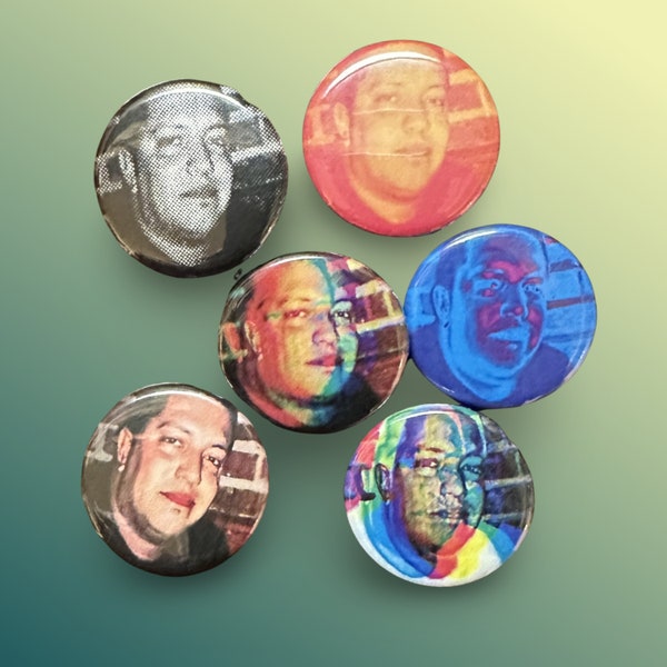 Sal Vulcano Button (or Magnet) 6-Pack