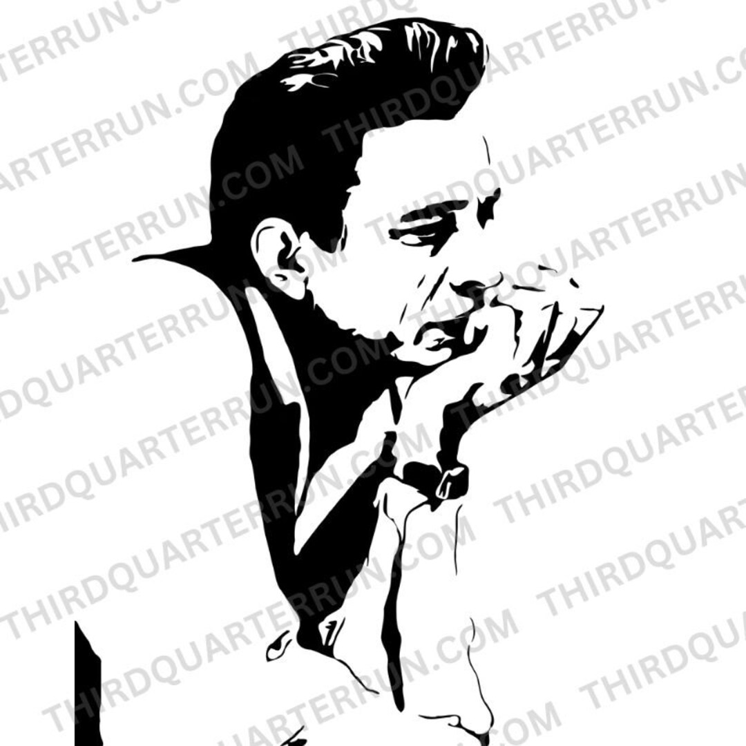 Johnny Cash Digital Download PNG & SVG - Etsy