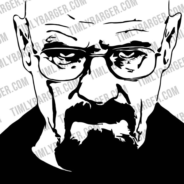 Walter White (Breaking Bad) Digital Download PNG & SVG