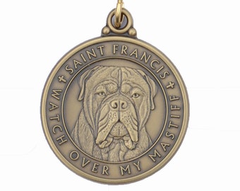 Mastiff St. Francis Dog Tag