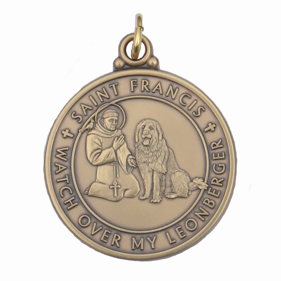 saint francis dog tag