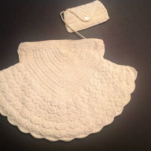 Crochet clutch Vintage evening bag Wedding clutch Bridal purse Handbag Vintage crochet clutch Holiday party purse Vintage purse