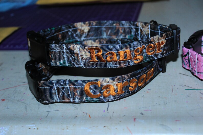 REALTREE CAMO Metal Buckle Dog / Cat Collars PERSONALIZED Etsy