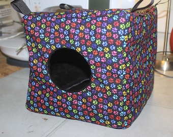 PAW PRINTS - Cube Hammocks for Ferrets, Rats, Sugar Gliders