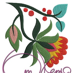Machine Embroidery Design  - Hungarian Flowers Digitized PES Instant download 7x5 Hungarian Design