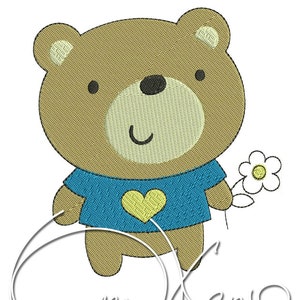 MACHINE EMBROIDERY FILE - Teddy bear