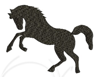 Machine Embroidery Design Horse 3 sizes PES Instant download 3x3 4x4 7x5