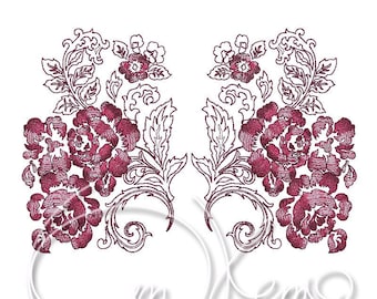 MACHINE EMBROIDERY FILE - Dress design - flowers