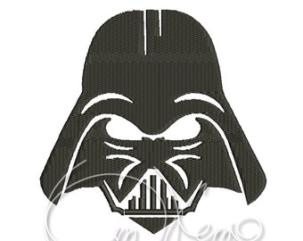 MACHINE EMBROIDERY DESIGN - Darth Vader Star Wars Instant download 4x4 7x5 embrodery design Dark side