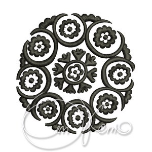MACHINE EMBROIDERY DESIGN - Suzane, Suzani, Uzbek design, ethnic embroidery, native embroidery design