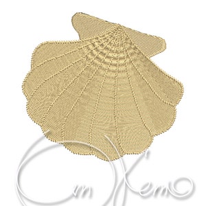MASCHINEN-EMBROIDERY-DATEI - Muschel