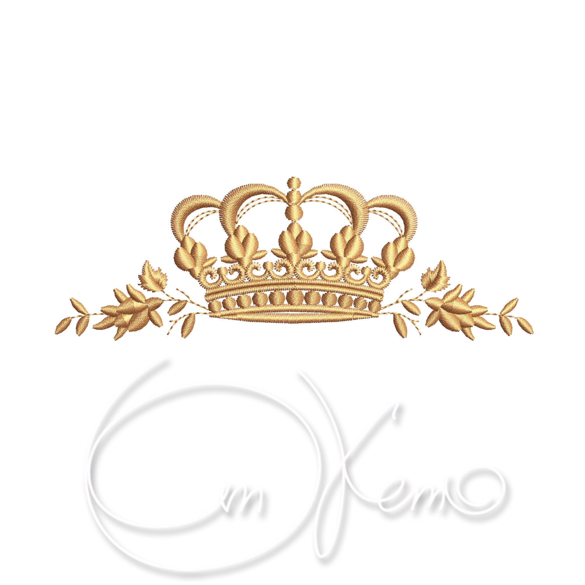 Machine Embroidery Design Monogram Crown Digitized Alphabet - Etsy Israel machine-embroidery-design-monogram-crown-digitized-alphabet-etsy-israel