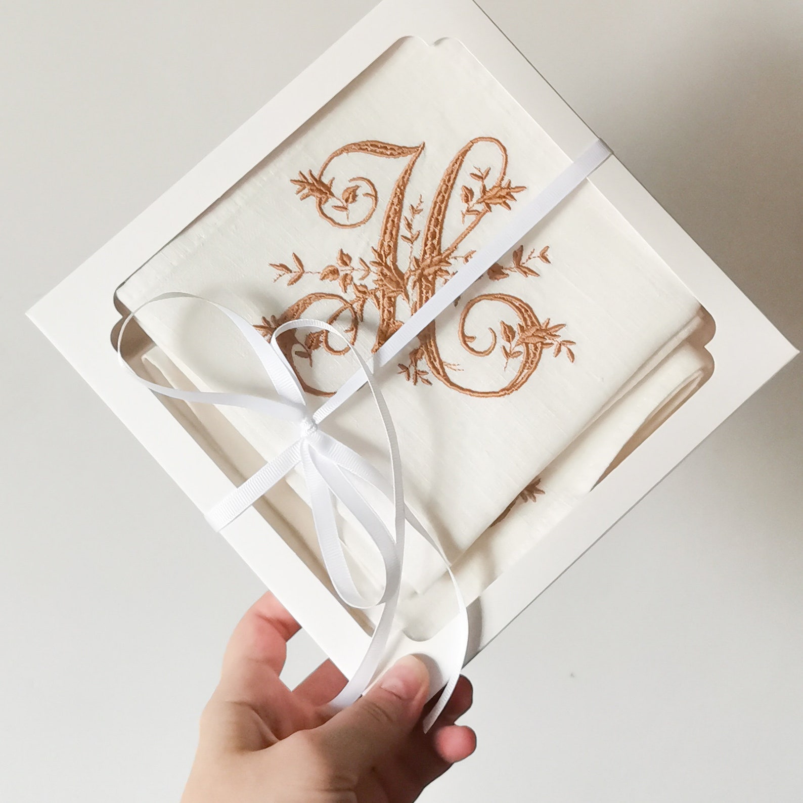 Napkins and Wedding Table Embroidered Decor. Gift Linen Etsy