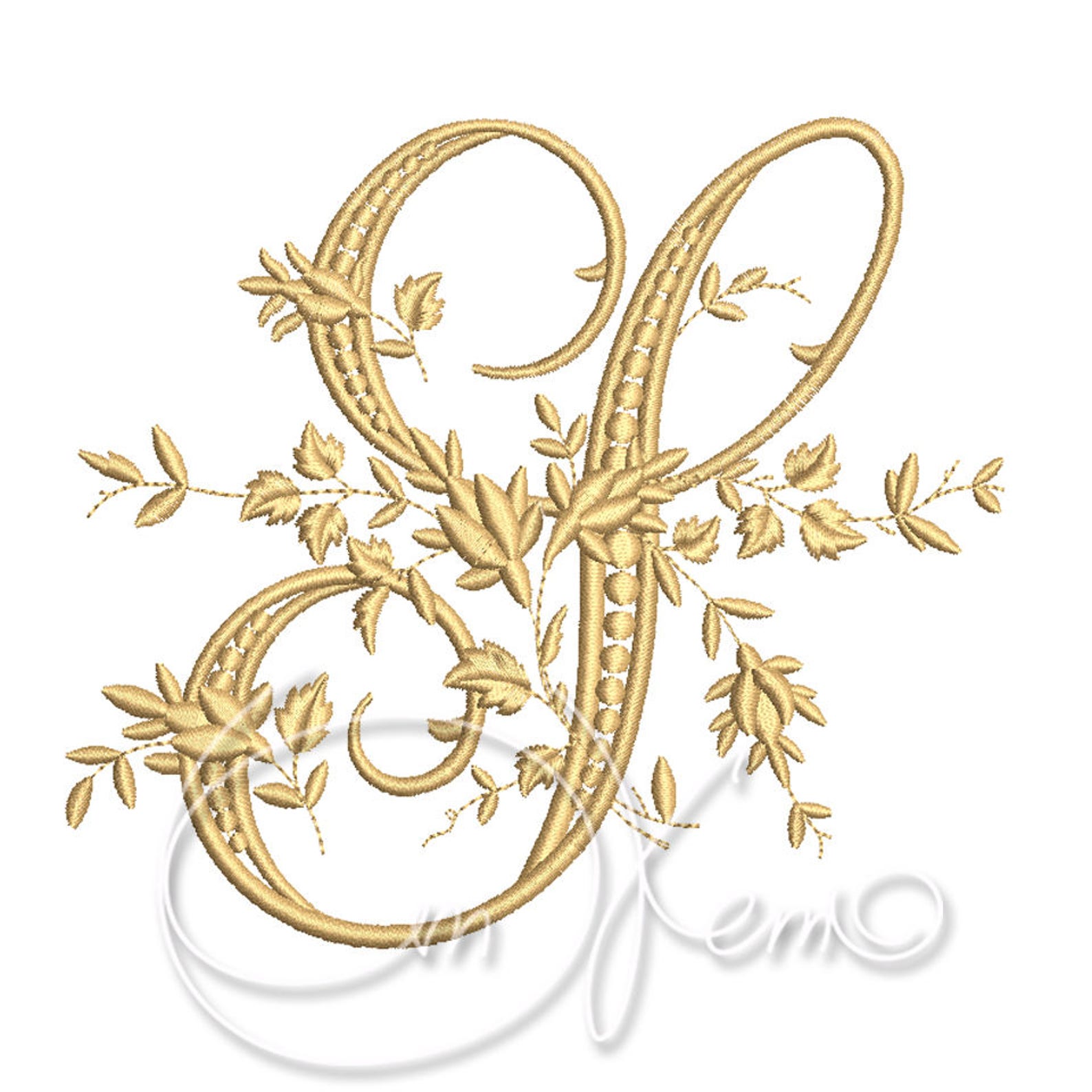 Machine embroidery design victorian letter s alphabet antique  etsy Machine embroidery design victorian letter s alphabet antique  etsy
