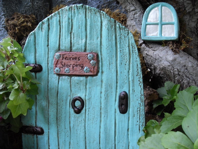 Fairy Door, Large Fairy Door Set, Fairy Garden Door, Fairy Garden Accessories, Fairy Garden Kit, Fairy Gardens, Fairy Décor, Gardening Gift