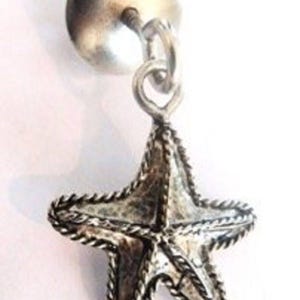 CLOSEOUT Starfish Roller Shade Pull | Antique Gold Coastal Window Accent, Final Sale Decorative Cord End, USA Made