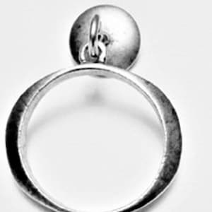 Oval Ring Roller Shade Pull, Window Shade Pull, Decorative Shade Pull