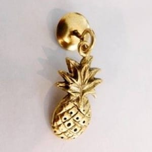 Pineapple Metal Roller Shade Pull: Decorative Window Blind Cord