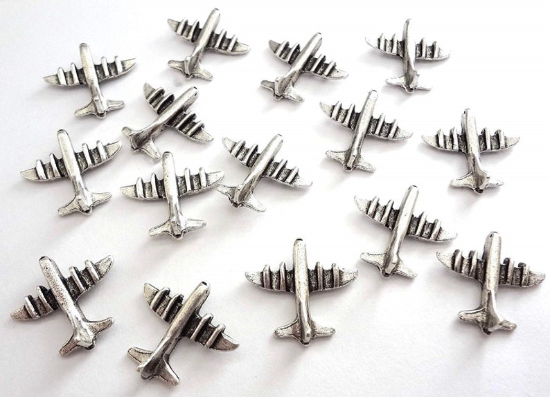 Airplane Push Pins Decorative Push Pins Unique Silver Push Etsy