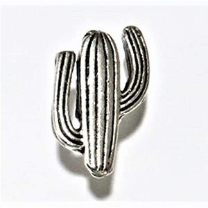 Cactus Push Pins, Decorative Push Pins, Unique Silver Push Pins, 15 Piece Metal Push Pin Set