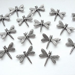 Dragonfly Push Pins, Decorative Push Pins, Aesthetic Gold Push Pins, 15 Piece Metal Push Pin Set image 2