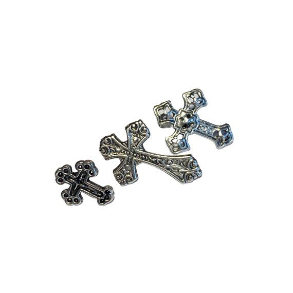 Cross Push Pins Decorative Push Pins Unique Gold or Silver Etsy