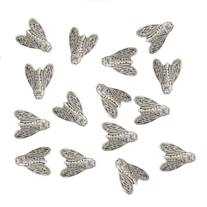 Silver Bee Push Pins: Decorative Metal Thumb Tacks (15 Piece Set)