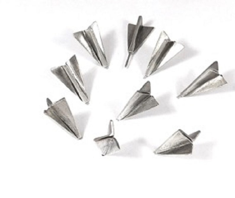 Paper Airplane Push Pins Decorative Push Pins Unique Silver Etsy Canada
