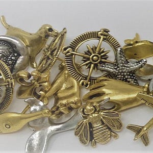 Custom Mix Match Push Pin Set | Decorative Metal Thumb Tacks Create Your Own Pin Bundle Unique Office Teacher Gift Personalized Cork Board