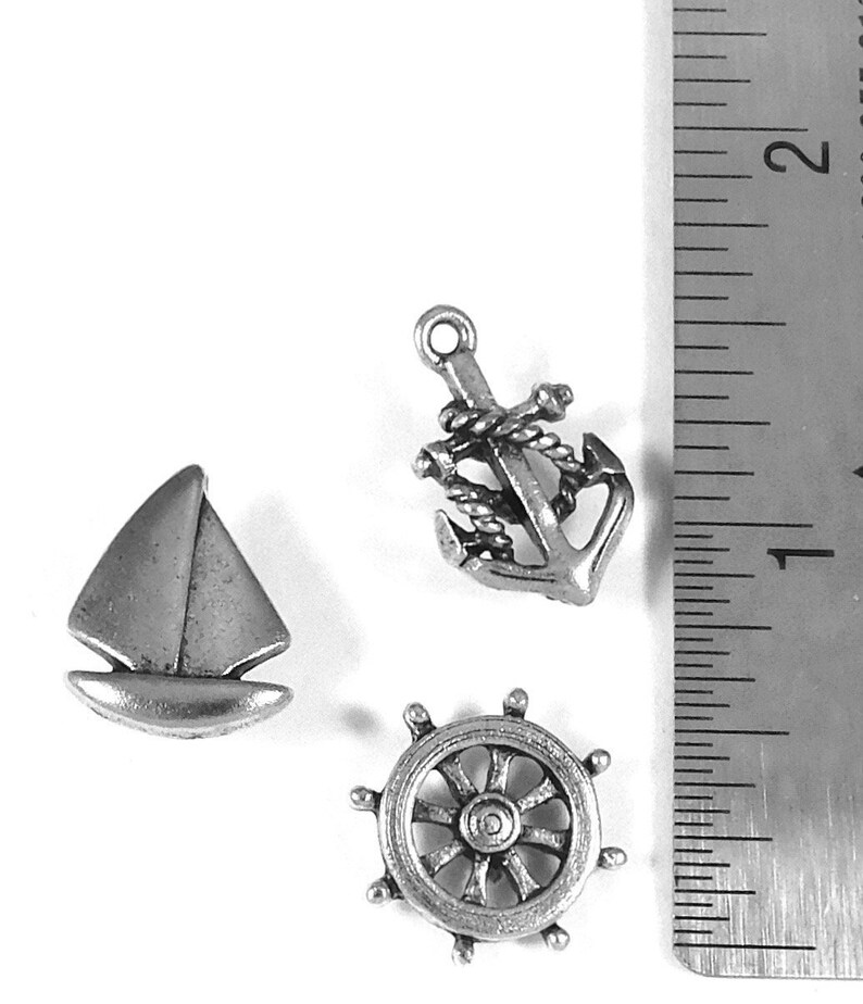 Nautical Push Pins Decorative Push Pins Unique Silver Push Etsy